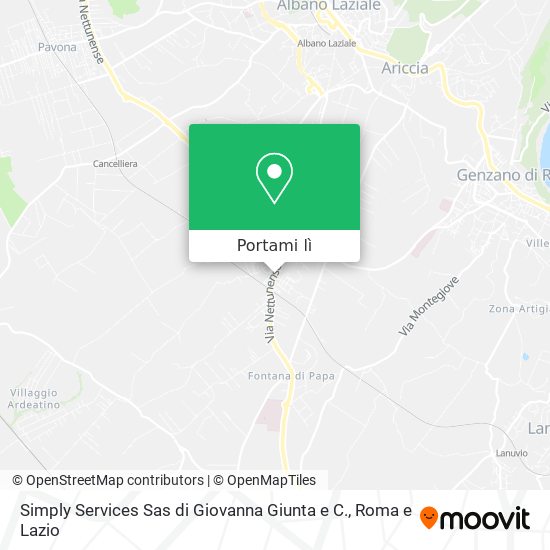 Mappa Simply Services Sas di Giovanna Giunta e C.