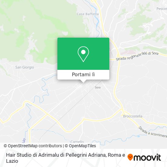 Mappa Hair Studio di Adrimalu di Pellegrini Adriana