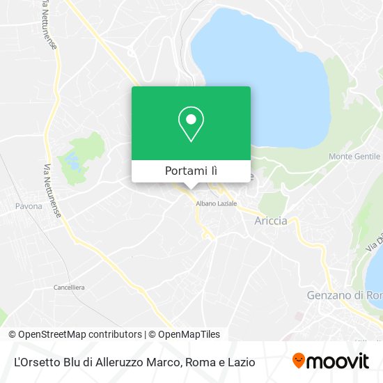 Mappa L'Orsetto Blu di Alleruzzo Marco
