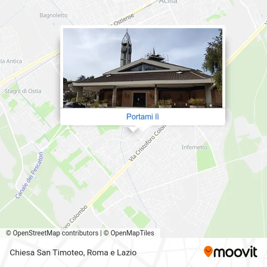 Mappa Chiesa San Timoteo