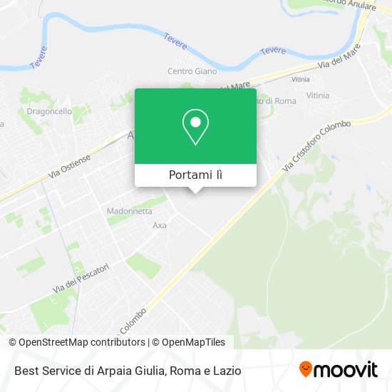 Mappa Best Service di Arpaia Giulia