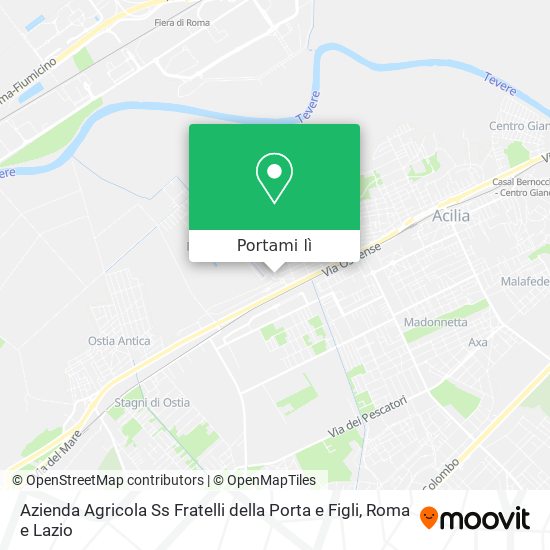 Mappa Azienda Agricola Ss Fratelli della Porta e Figli