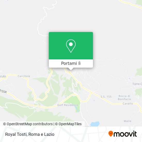 Mappa Royal Tosti