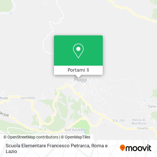 Mappa Scuola Elementare Francesco Petrarca