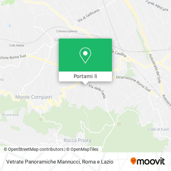 Mappa Vetrate Panoramiche Mannucci