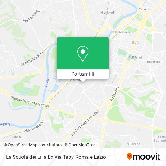 Mappa La Scuola dei Lilla Ex Via Taby