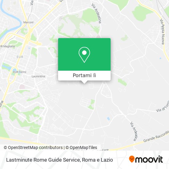 Mappa Lastminute Rome Guide Service