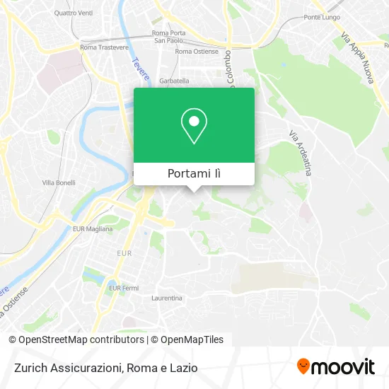 Mappa Zurich Assicurazioni