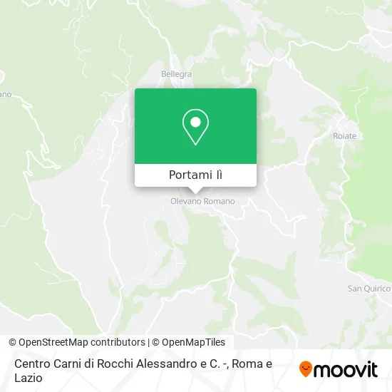 Mappa Centro Carni di Rocchi Alessandro e C. -