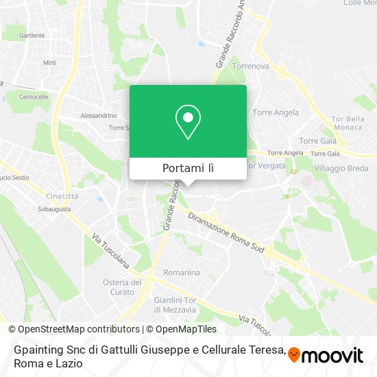 Mappa Gpainting Snc di Gattulli Giuseppe e Cellurale Teresa