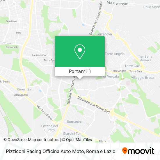 Mappa Pizziconi Racing Officina Auto Moto