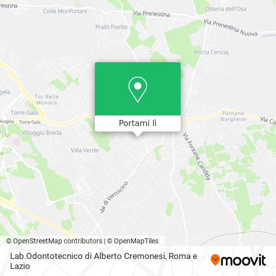 Mappa Lab.Odontotecnico di Alberto Cremonesi