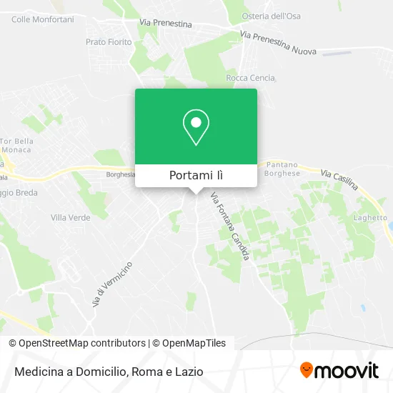 Mappa Medicina a Domicilio