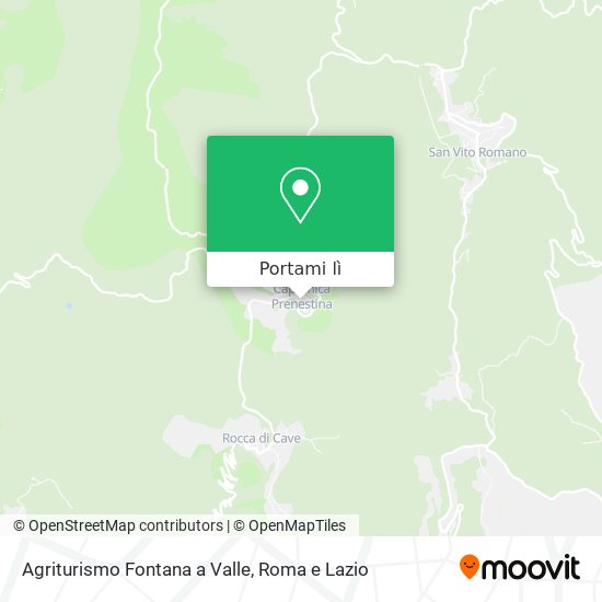 Mappa Agriturismo Fontana a Valle