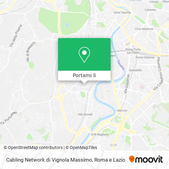 Mappa Cabling Network di Vignola Massimo