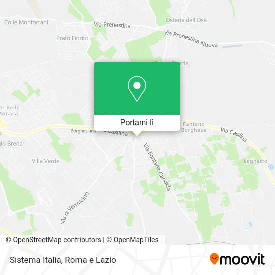 Mappa Sistema Italia