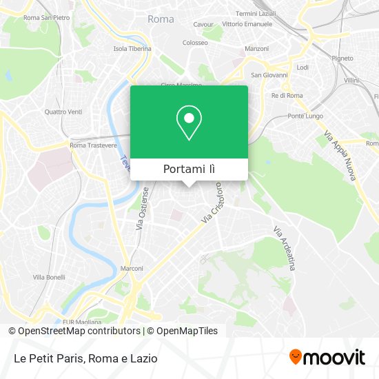 Mappa Le Petit Paris