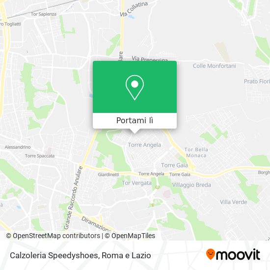 Mappa Calzoleria Speedyshoes