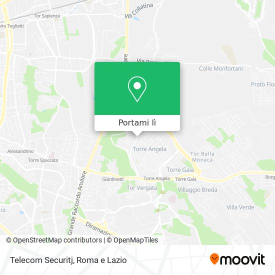 Mappa Telecom Securitj