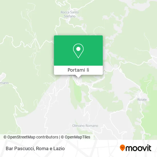 Mappa Bar Pascucci