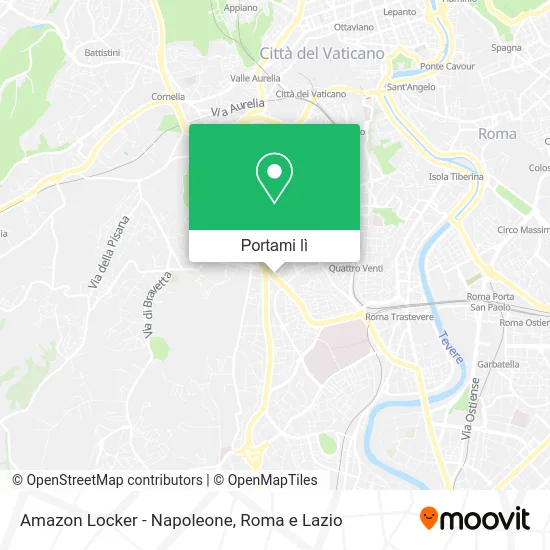 Mappa Amazon Locker - Napoleone