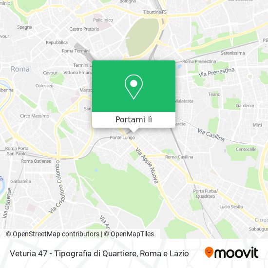 Mappa Veturia 47 - Tipografia di Quartiere