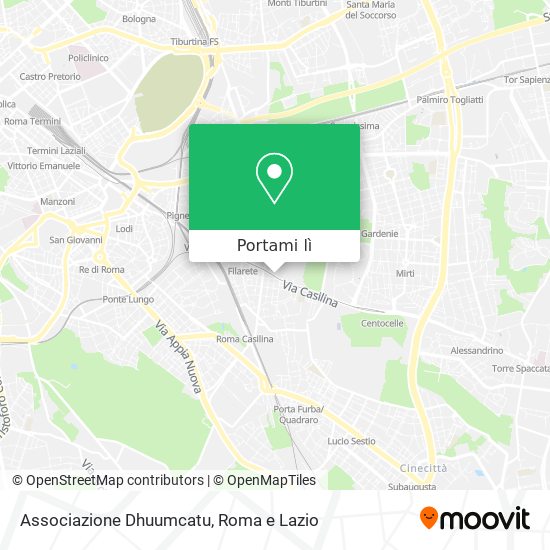 Mappa Associazione Dhuumcatu