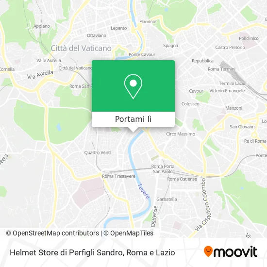 Mappa Helmet Store di Perfigli Sandro