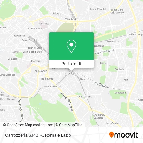 Mappa Carrozzeria S.P.Q.R.