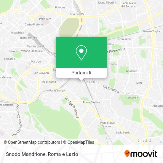 Mappa Snodo Mandrione