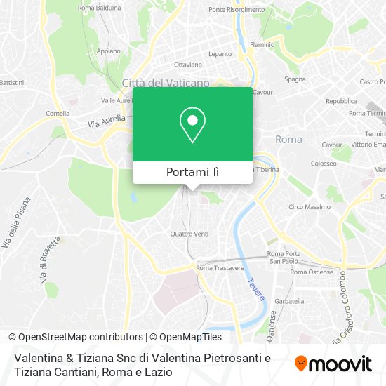 Mappa Valentina & Tiziana Snc di Valentina Pietrosanti e Tiziana Cantiani