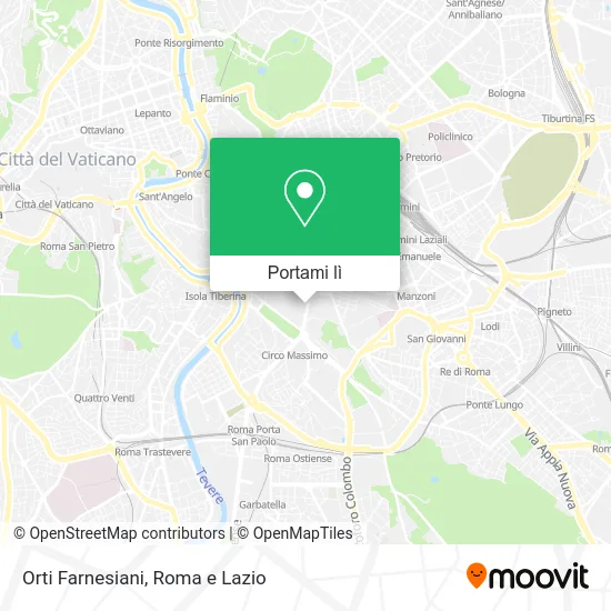 Mappa Orti Farnesiani