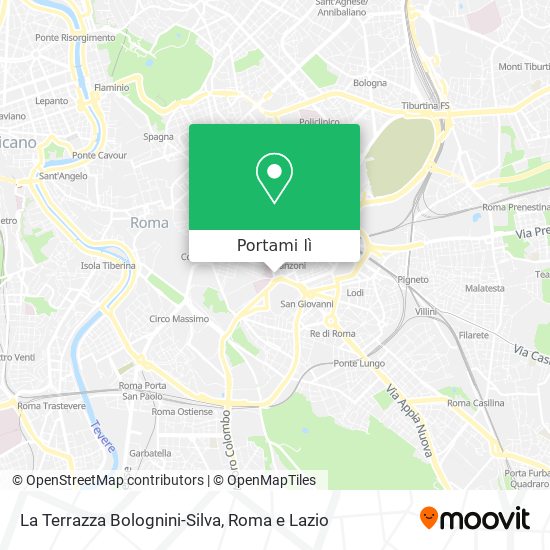 Mappa La Terrazza Bolognini-Silva