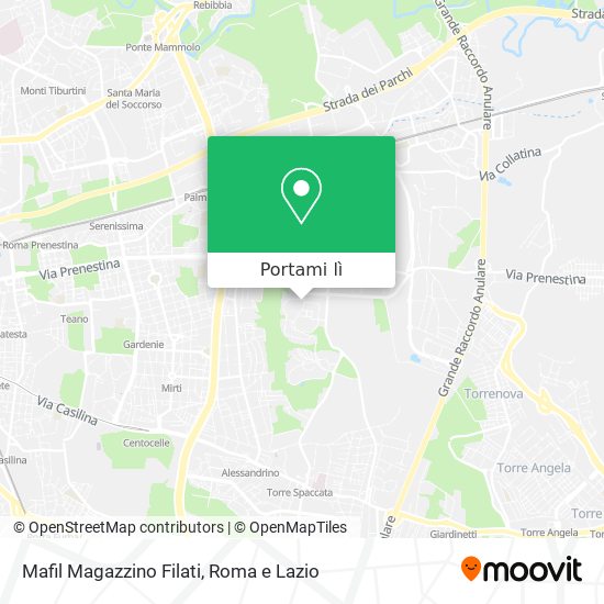 Mappa Mafil Magazzino Filati