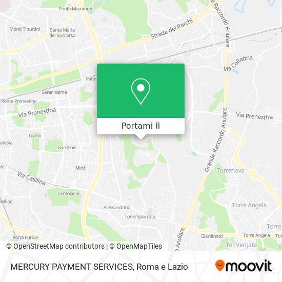 Mappa MERCURY PAYMENT SERVICES