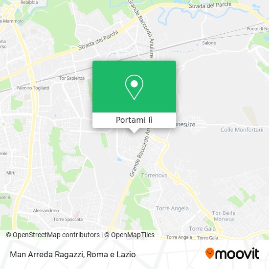 Mappa Man Arreda Ragazzi