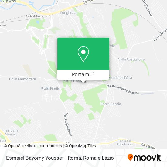 Mappa Esmaiel Bayomy Youssef - Roma