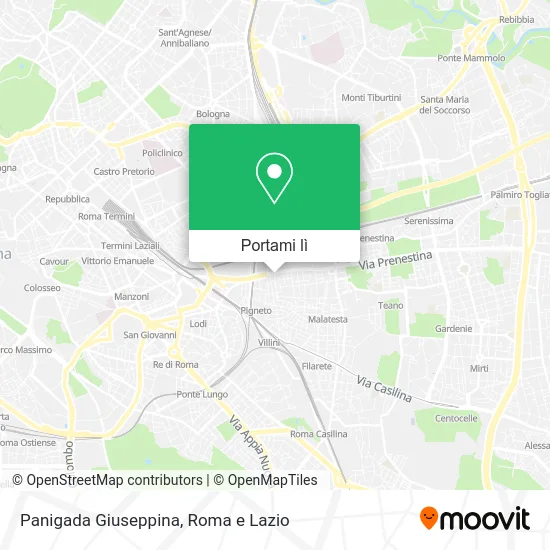 Mappa Panigada Giuseppina