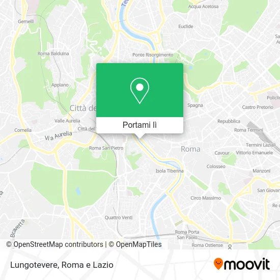 Mappa Lungotevere