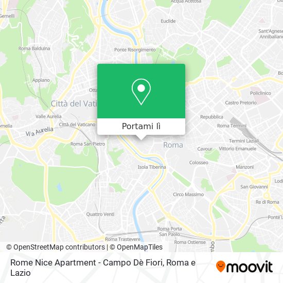 Mappa Rome Nice Apartment - Campo Dè Fiori
