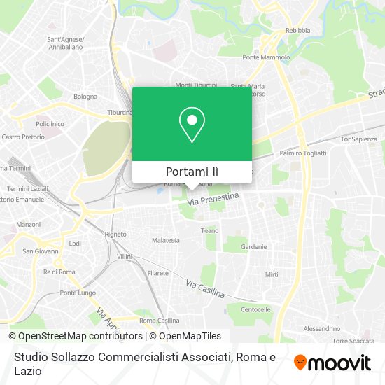 Mappa Studio Sollazzo Commercialisti Associati