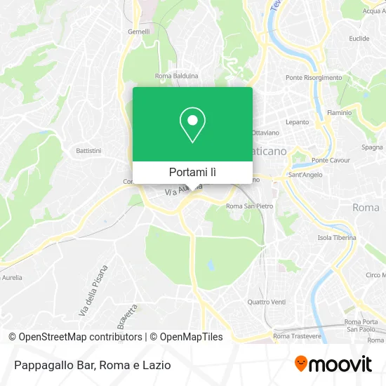 Mappa Pappagallo Bar