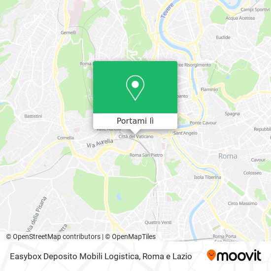 Mappa Easybox Deposito Mobili Logistica