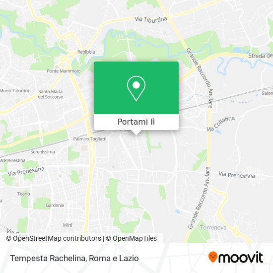 Mappa Tempesta Rachelina