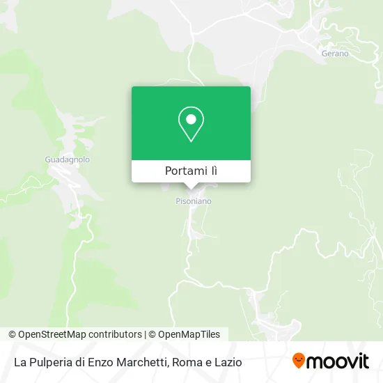 Mappa La Pulperia di Enzo Marchetti