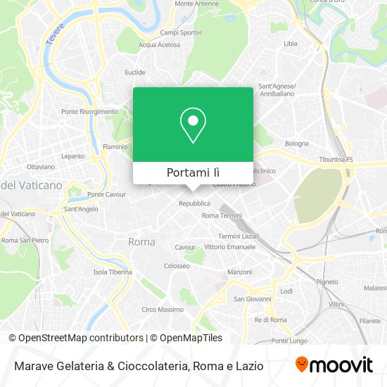 Mappa Marave Gelateria & Cioccolateria