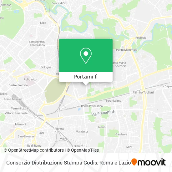 Mappa Consorzio Distribuzione Stampa Codis