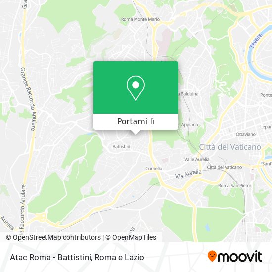 Mappa Atac Roma - Battistini