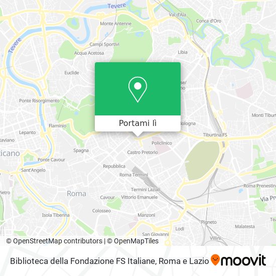 Mappa Biblioteca della Fondazione FS Italiane