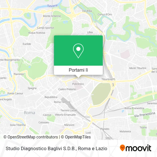 Mappa Studio Diagnostico Baglivi S.D.B.